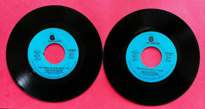 Lot Of 2 The Stylistics -45RPM - Betcha By Golly Wow, I'm Stone In Love With You