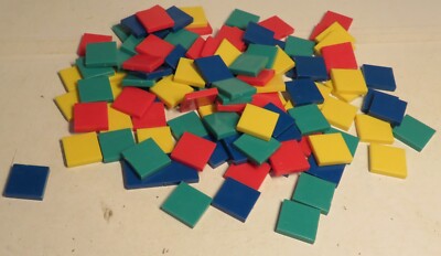 Lot 108 Plastic Geometric Pattern Shape Math Manipulatives Crafts Tiles Squares