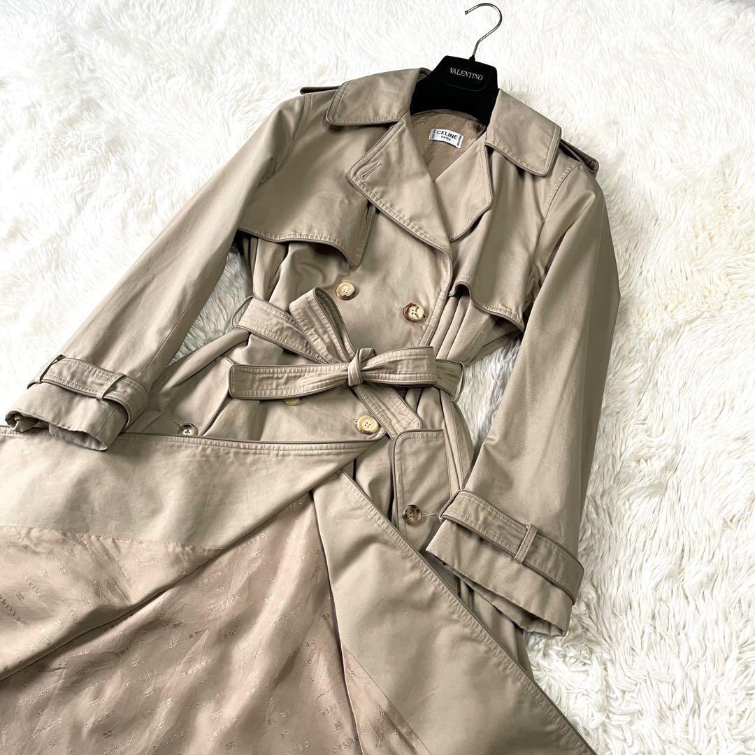 CELINE Trench Coat Vintage Size One Size Beige From Japan | eBay CELINE Trench Coat Vintage Size One Size Beige From Japan | eBay
