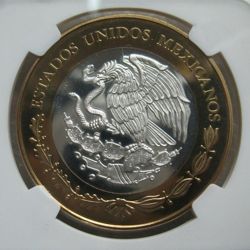 Mexico 100Pesos 2012 Silver Coin Numismatic Heritage 8 Reales Carlos IV NGC PL69 - Picture 3 of 4