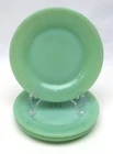 Lot of 3 Vintage Fire King Oven Ware Jade-ite 5.5" Bread and Butter Plate