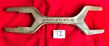 VINTAGE 13 INCH  3-IN-1 SPUD WRENCH, CHICAGO SPECIALTY MFG. CO. (LOT T2)