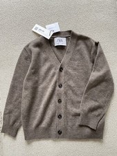 ZARA NWT 100 cashmere knit Cardigan kids boys size 6 years