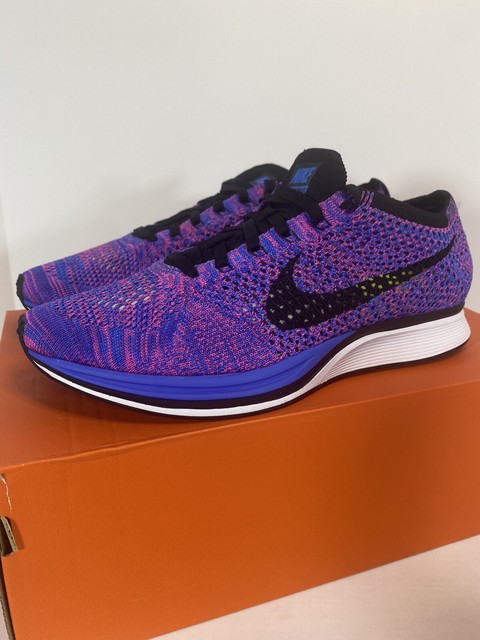 nike flyknit racer purple