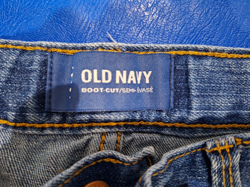 Old Navy Boot-Cut Blue Jeans - Size Youth 10 Regular - Picture 3 of 4
