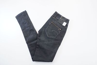 G-Star Fender Skinny WMN Damen Jeans W29 L34 29/34 blau dunkelblau Waxed F3320