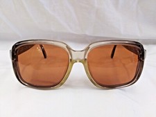 Vintage Women's MENRAD Sunglasses Brown Transparent FMG D11 70's 80's