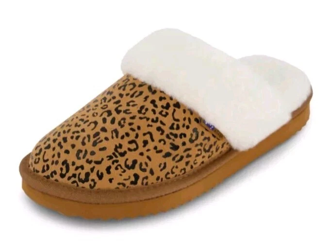 全新带标签 $55 EMU Ridge Harper 麂皮绒美利奴羊毛衬里懒人 EVA 骡子拖鞋 5M — 第 4/4 张图片