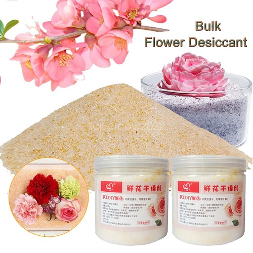 Bulk 500-3000g Flower Drying Silica Gel Sand Crystals Reusable Desiccant Craft - Picture 12 of 13
