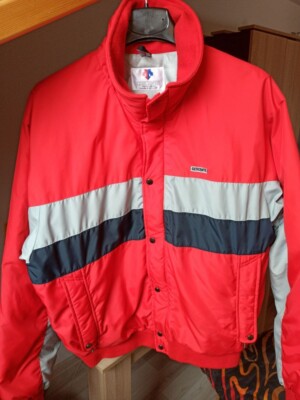 Vintage Descente Skijacke, Größe S/48, rot, Made in Japan