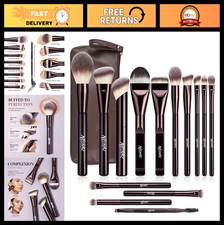 14 PCS Professional Makeup Brush Set with Travel Bag - Essential Beauty Tools