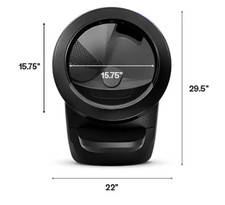 Whisker - Litter-Robot  4 Smart App-Controlled Self-Cleaning Litter Box - Black