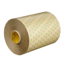 3M Adhesive Transfer Tape 468MP, Clear, 11 3/4 in x 180 yd, 5 mil, 1 Roll/Case