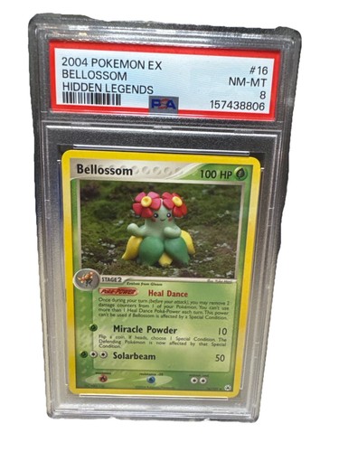 2004 Pokemon EX Hidden Legends Bellossom #16 PSA 8 NM-MT Rare Vintage WOTC Era