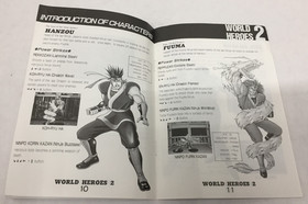 World Heroes 2 NEO GEO AES Complete CIB US Version NEOGEO snk TESTED & WORKING