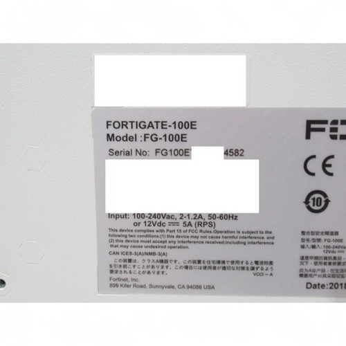 Fortinet FortiGate 100E FG-100E Network Security Firewall - Afbeelding 5 van 13