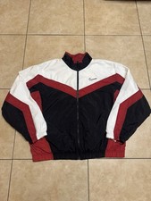 Vintage Nike Multicolor Full Zip Y2K Windbreaker Track Jacket Men's Large