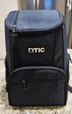 RTIC 15 Can Backpack Cooler Lightweight Outdoor Camping Fishing Navy Blue