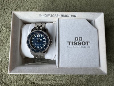Tissot Seastar 660 Blue Dial Diver Watch T19.1.481.42 Swiss 200m Quartz + Box