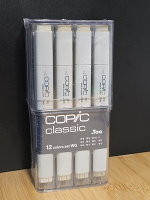 Copic Classic Twin Marker 12 Piece Set Warm Gray Artist Anime Comic Manga