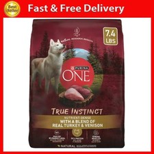 Purina One True Instinct Dry Dog Food for Adult Dogs, High Protein Real Turkey 