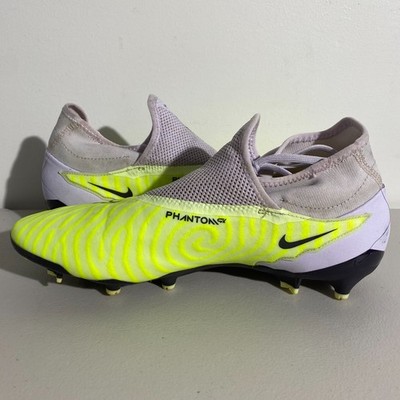 Size 10 - Nike Phantom GX Pro Dynamic DF FG Soccer Cleat Grey Volt