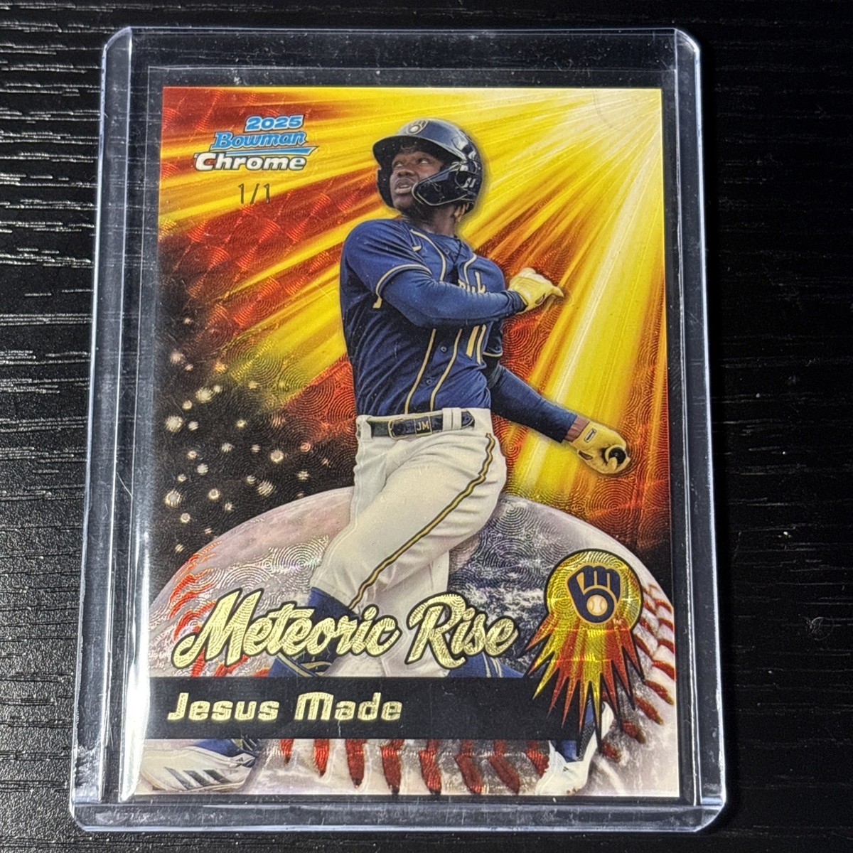 2025 Bowman Chrome Jesus Made Meteoric Rise Superfractor 1/1