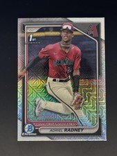Adriel Radney 2024 Bowman Chrome Prospects Mojo Refractors #BCP-191 Diamondbacks