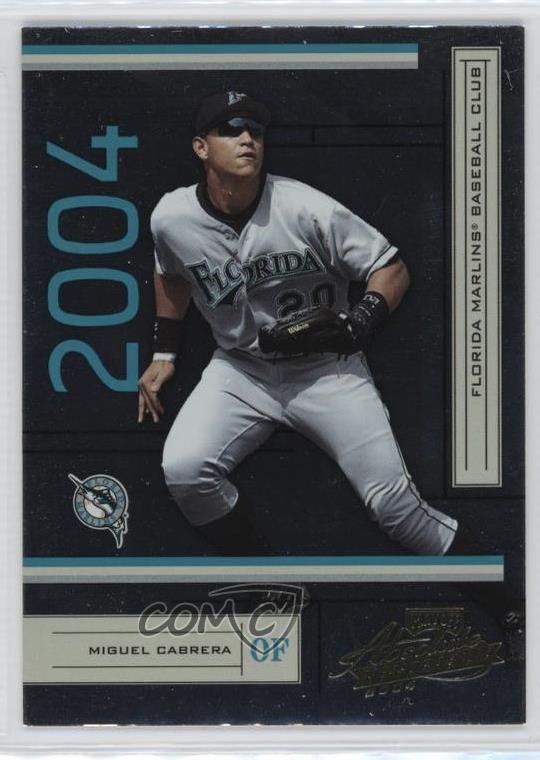 2004 Playoff Absolute Memorabilia Retail Miguel Cabrera #79 18yu