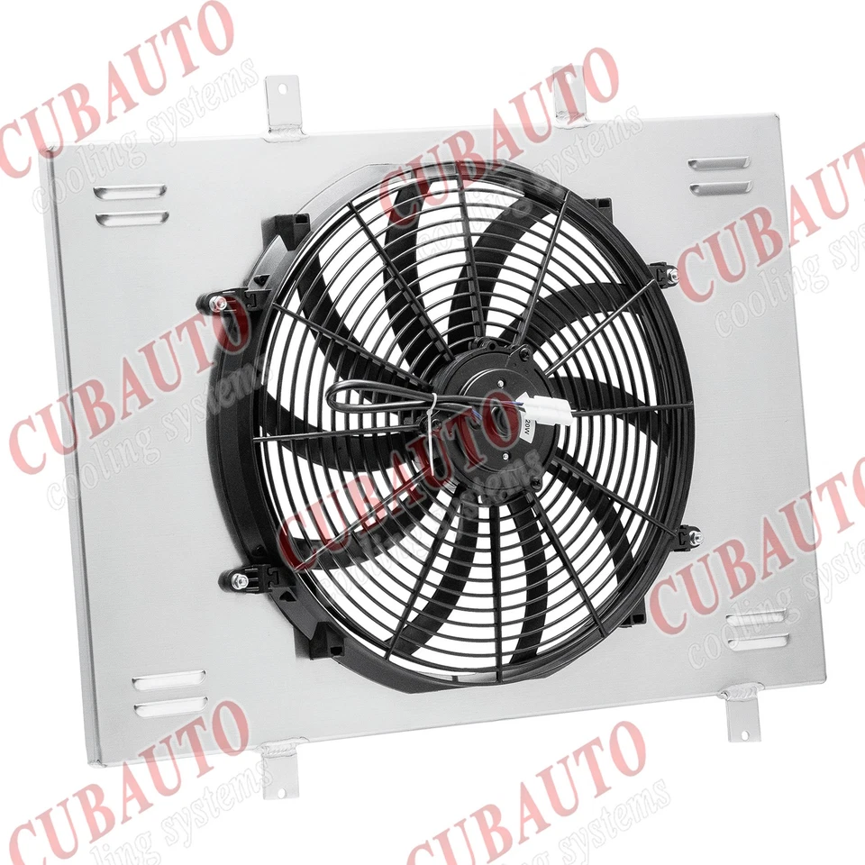 Aluminum Shroud Fan & Relay For 1999-2003 Dodge Ram 1500 2500 3500 Van Truck V8 Foto 2 de 4