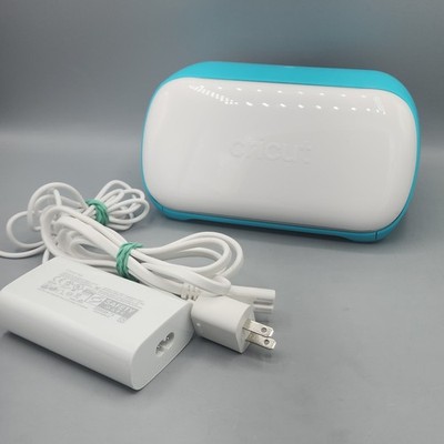 Cricut Joy Electronic Die Cutting Machine Blue/White with Power Adapter B88D