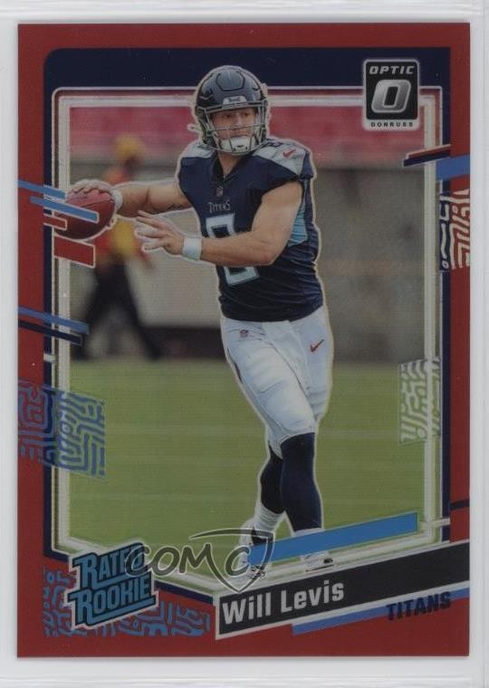 2023 Panini Donruss Optic Rated Rookie Red Prizm 87/99 Will Levis #298 15n3