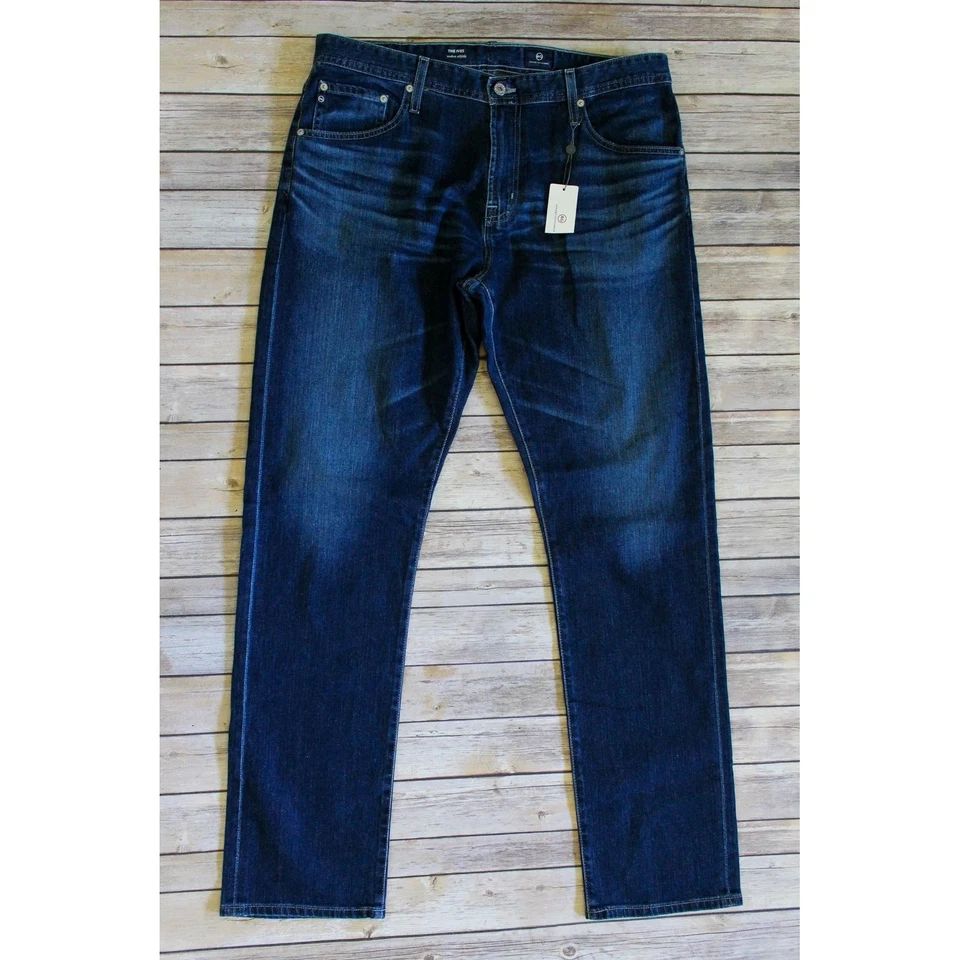 Pantalones de mezclilla AG Adriano Goldschmied para hombre 36 x 34 azules The Ives modernos atléticos elásticos Foto 2 de 4