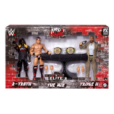 Awesome Truth WWE Mattel Elite 3 Pack Wrestling Figures Miz, Triple H, R-Truth
