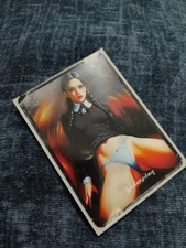 Fan Art princess Art Card aceo Gothic 2.5x3.5" beauty Waifu Wednesday Addams 