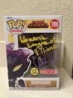 My Hero Academia Signed Autographed Quoted Kurogiri Funko Pop Chuck Huber