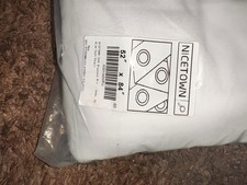 NICETOWN 100 Blackout Window Curtain 52"W x 84"L Pack of 2 , Pure White