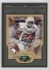 2008 Donruss Threads College Gridiron Kings Green Framed /25 Jamaal Charles h8k