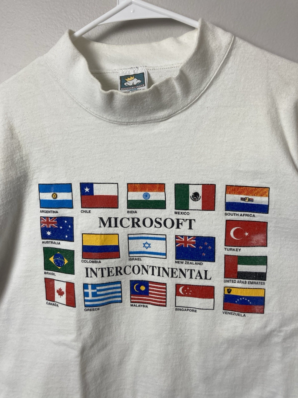 Vintage Microsoft Intercontinental World Flags Me… - image 3