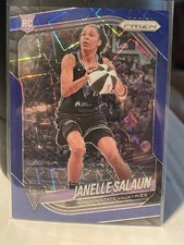 2025 WNBA Prizm Basketball Blue Velocity Prizm Base Janelle Salaun