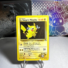 Lt. Surge's Pikachu [1st Edition] #81 Prices | Pokemon Gym Heroes