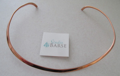NEW  STUDIO BARSE ROSE GOLD COPPER  COLLAR NECKLACE SIGNED 'BARSE THAI'