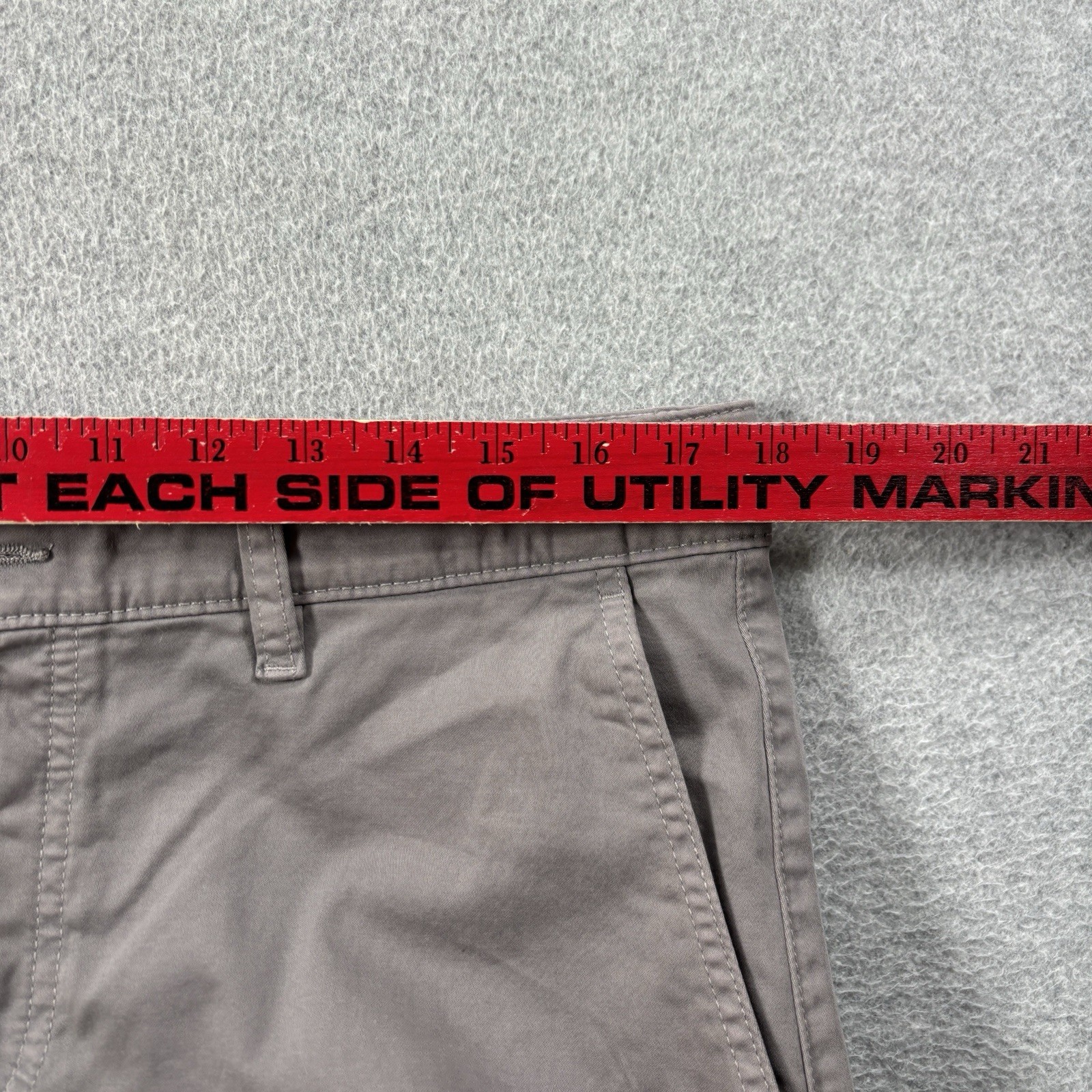 New Hugo Boss Men's Tapered Slim Fit Gray Chinos Pants 35x34 thumbnail 10