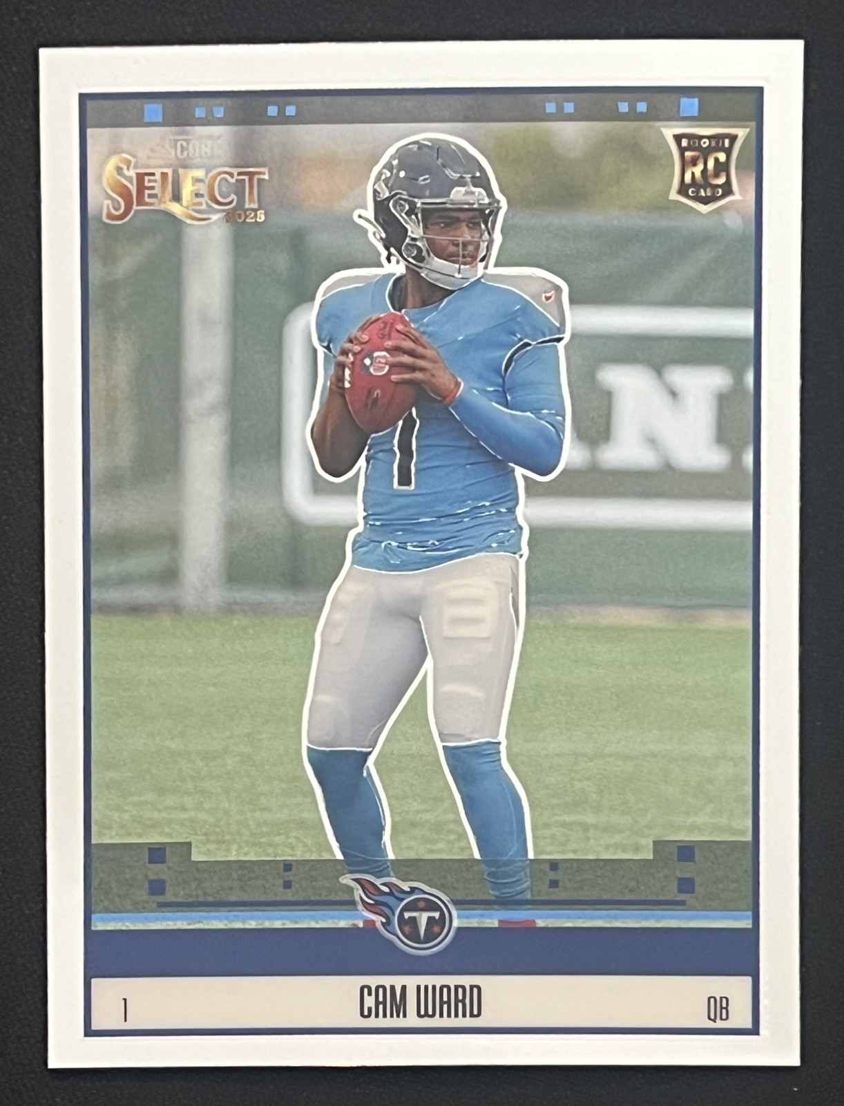 2025 Panini Select Cam Ward SCORE THROWBACK Rookie Card RC #2 Titans