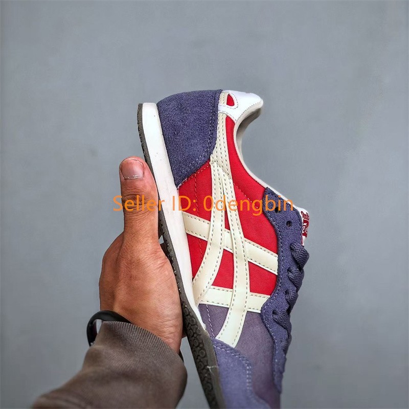 Sneakers Onitsuka Tiger Serrano viola e rosso foto 6