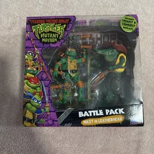 Teenage Mutant Ninja Turtles Mutant Mayhem Battle Pack Mikey Vs Leatherhead