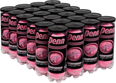 Pink Championship Extra Duty Tennis Balls - 3 Can Pack