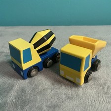 Thomas Wooden Trains Vehicles Dump Truck Cement Truck Brio Melissa  Doug 