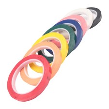 1Set Colors Autoclave Tape Autoclavable 270 Fahrenheit 216 Ft/L X 0.4 In/W Q9U1