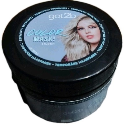 got2b Color Mask! Silber temporäre Haarfarbe für Farb-Boost & intensiv 150 ml